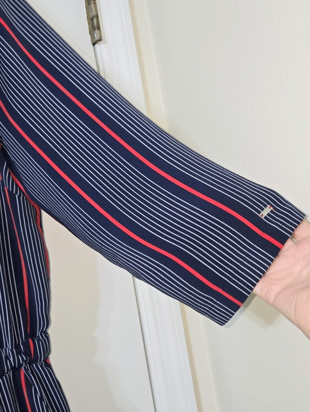 Tommy Hilfiger Women's XL Striped Jumpsuit - Picture 2 of 14